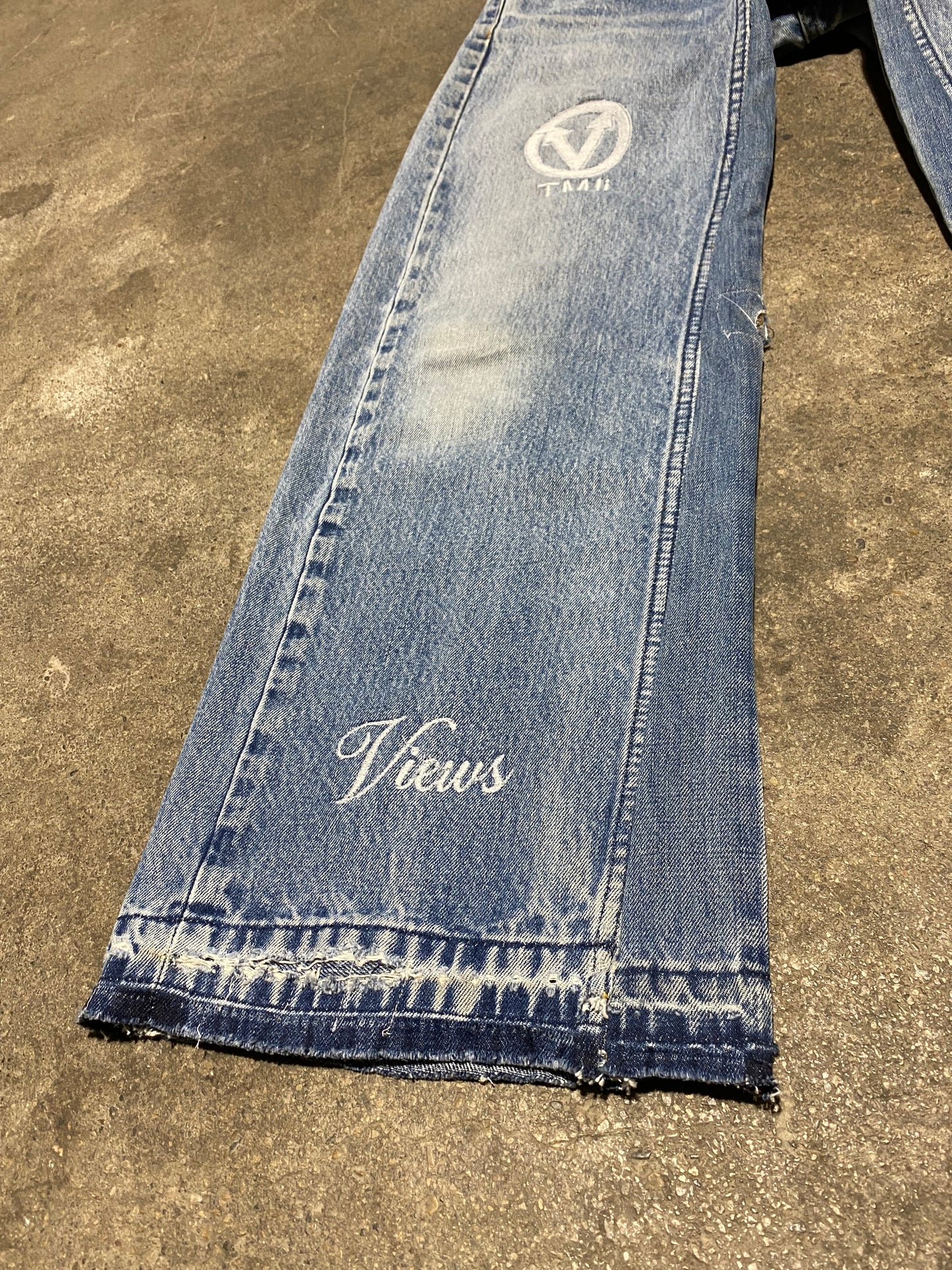 Bleu SHDW 002 Wide Straight Leg
